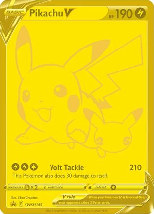 Pikachu V - SWSH145 - Pokemon SWSH Sword & Shield Promo