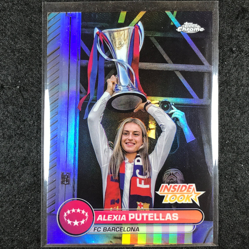 2023-24 Topps Chrome Women's UEFA ALEXIA PUTELLAS Inside Look Base #1