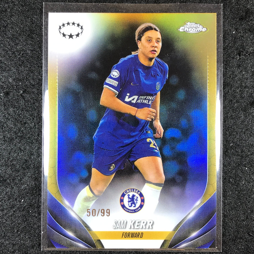 2023-24 Topps Chrome Women's UEFA SAM KERR Base Color Match 50/99 #20