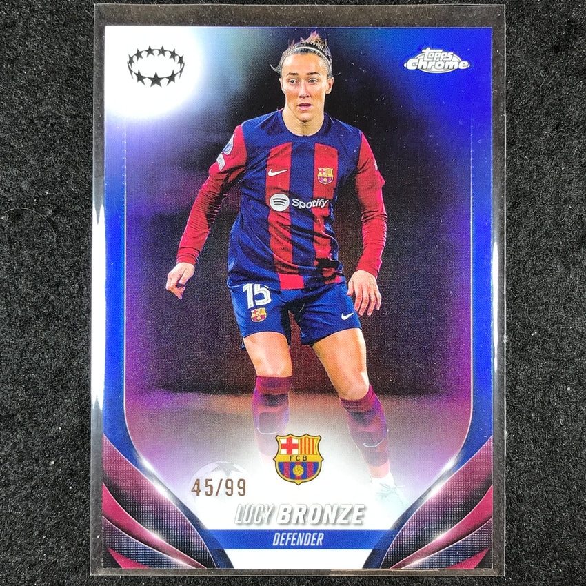 2023-24 Topps Chrome Women's UEFA LUCY BRONZE Base Color Match 45/99 #88