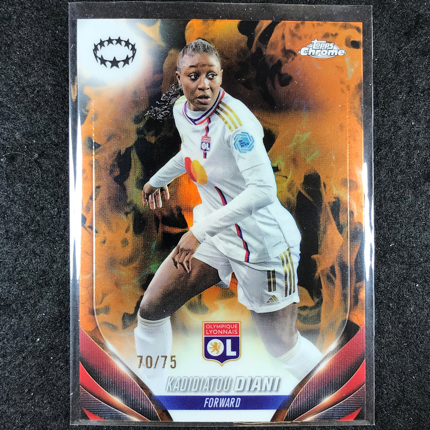 2023-24 Topps Chrome Women's UEFA KADIDIATOU DIANI Base Inferno 70/75 #11