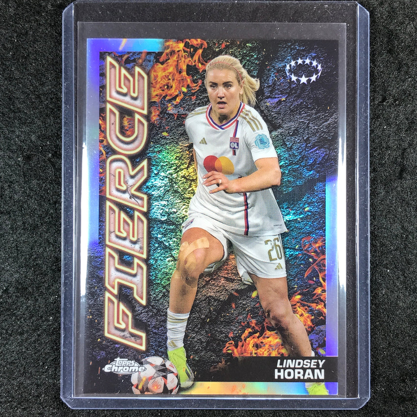 2023-24 Topps Chrome Women's UEFA LINDSEY HORAN Fierce SSP #2