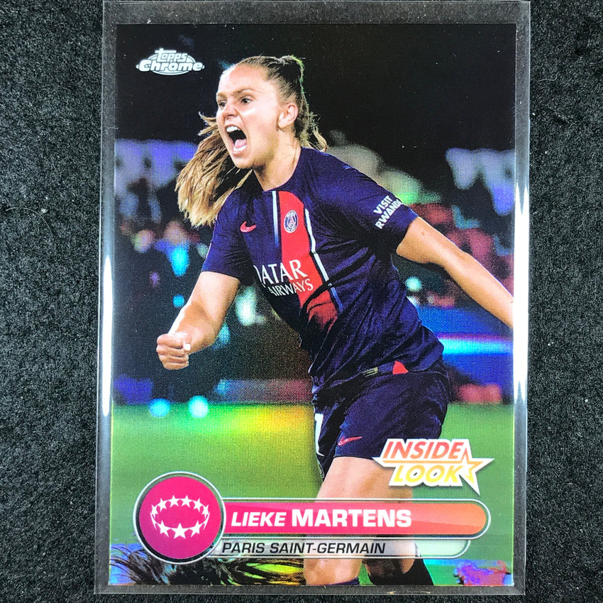 2023-24 Topps Chrome Women's UEFA LIEKE MARTENS Inside Look Base #6