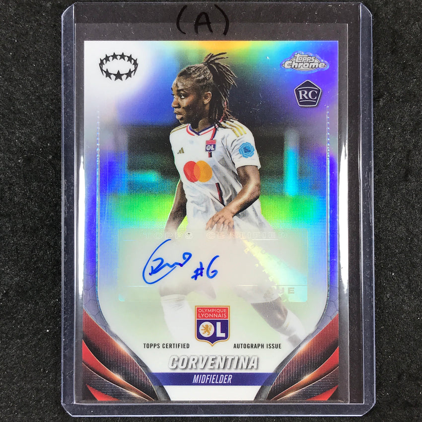 2023-24 Topps Chrome Women's UEFA CORVENTINA Chrome Rookie Autograph #CV (A)