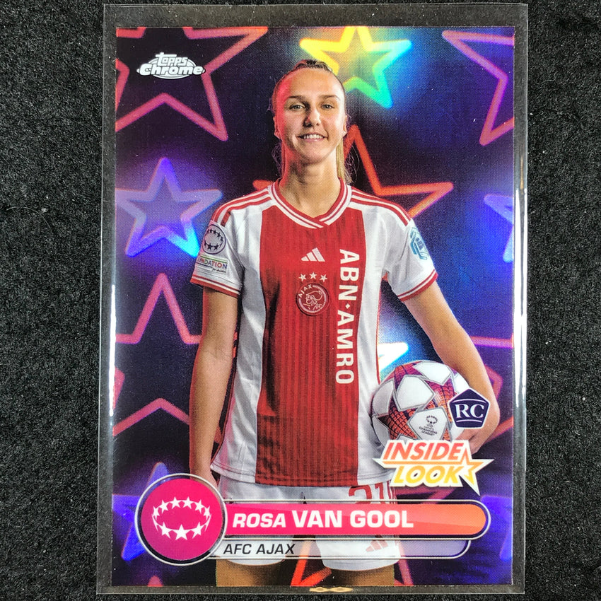 2023-24 Topps Chrome Women's UEFA ROSA VAN GOOL Inside Look Base #7