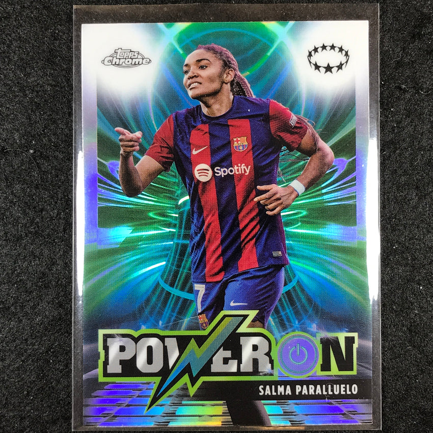 2023-24 Topps Chrome Women's UEFA SALMA PARALLUELO Power On Base #1