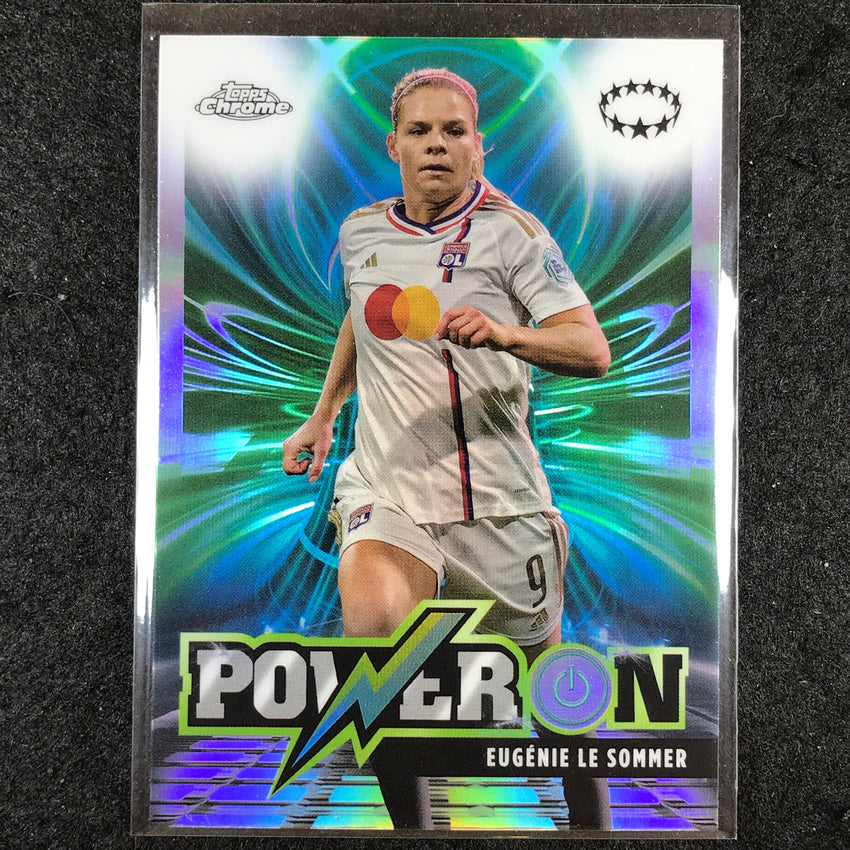 2023-24 Topps Chrome Women's UEFA EUGENIE LE SOMMER Power On Base #2