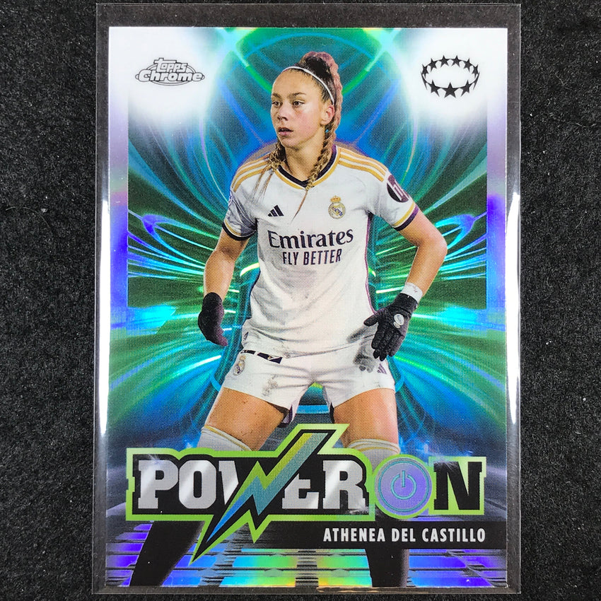 2023-24 Topps Chrome Women's UEFA ATHENEA DEL CASTILLO Power On Base #5