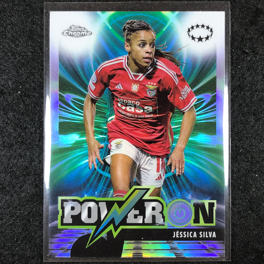 2023-24 Topps Chrome Women's UEFA JESSICA SILVA Power On Base #8