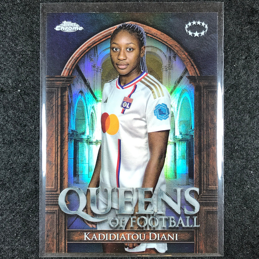 2023-24 Topps Chrome Women's UEFA KADIDIATOU DIANI Queens of Football Base #16