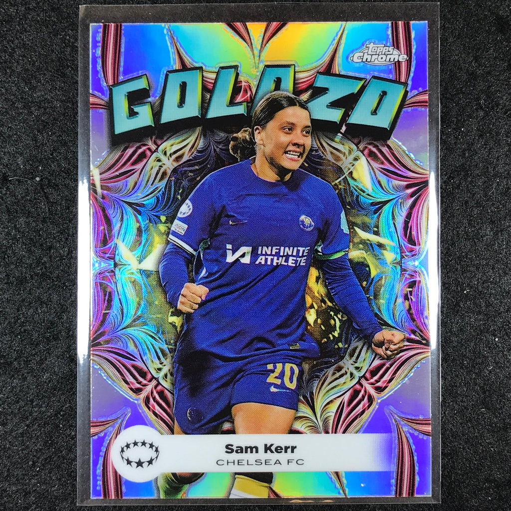 2023-24 Topps Chrome Women's UEFA SAM KERR Golazo Base #4 – Cherry ...