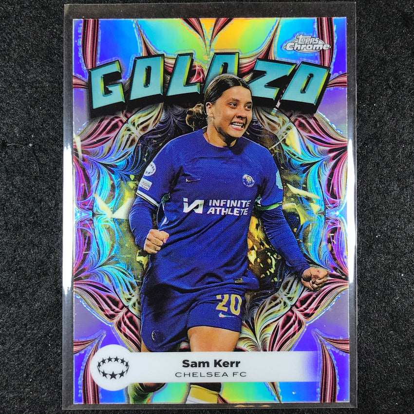 2023-24 Topps Chrome Women's UEFA SAM KERR Golazo Base #4