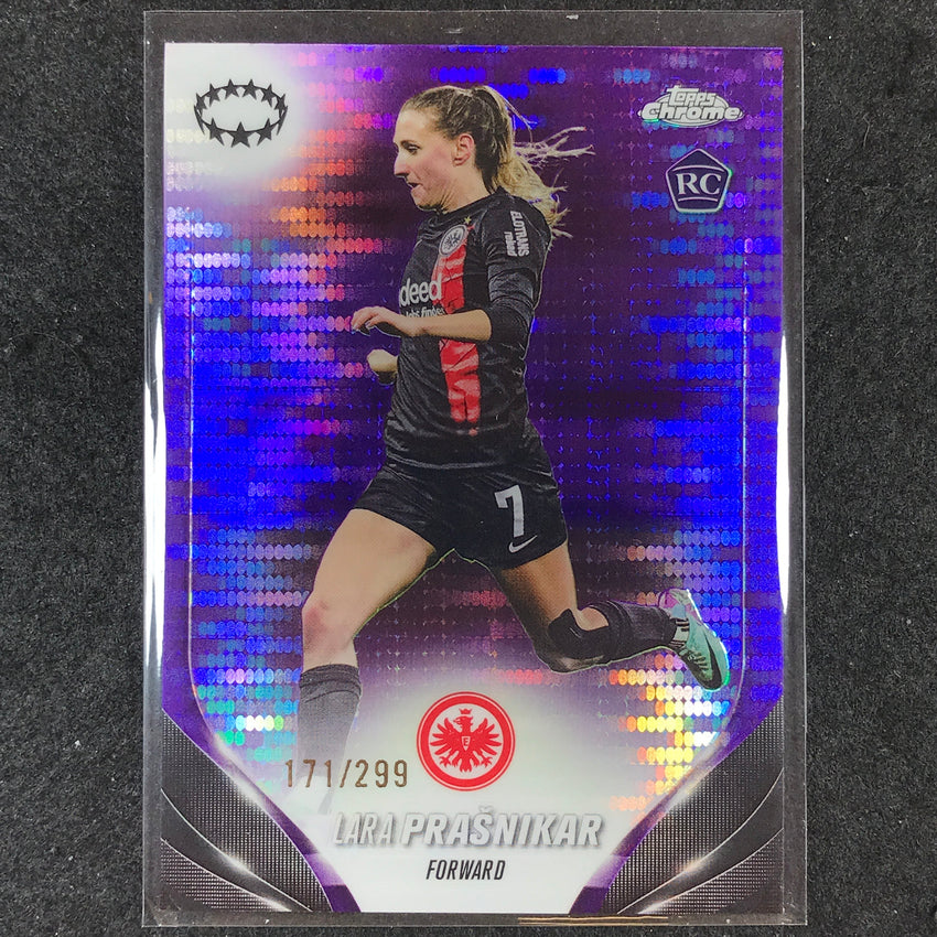 2023-24 Topps Chrome Women's UEFA LARA PRASNIKAR Rookie Purple 171/299 #61