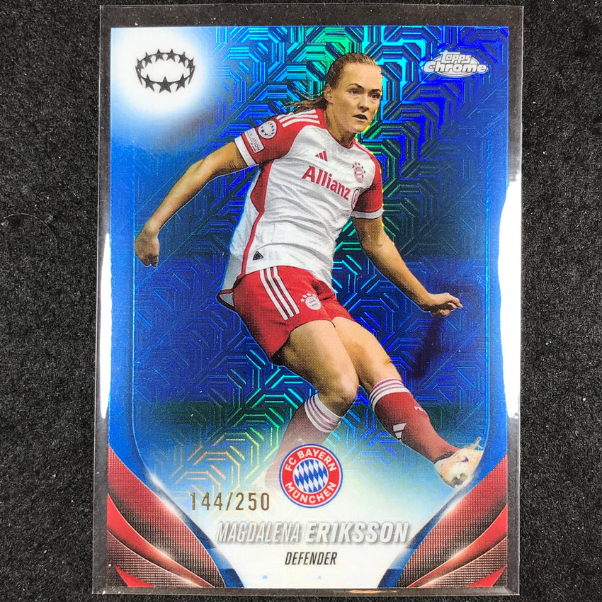 2023-24 Topps Chrome Women's UEFA MAGDALENA ERIKSSON Base Blue Mojo 144/250 #66