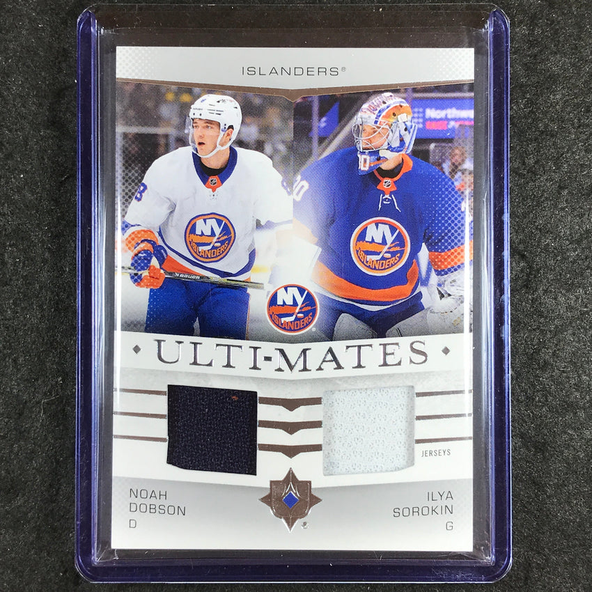 2024-25 Ultimate Hockey DOBSON SOROKIN Ulti-Mates Jersey Relic #DS