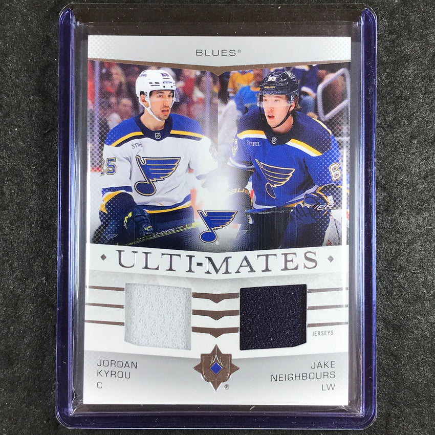 2024-25 Ultimate Hockey KYROU NEIGHBOURS Ulti-Mates Jersey Relic #KN