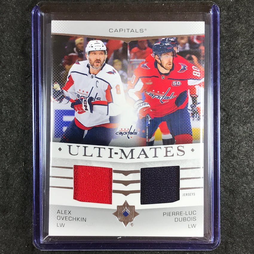 2024-25 Ultimate Hockey OVECHKIN DUBOIS Ulti-Mates Jersey Relic #OD