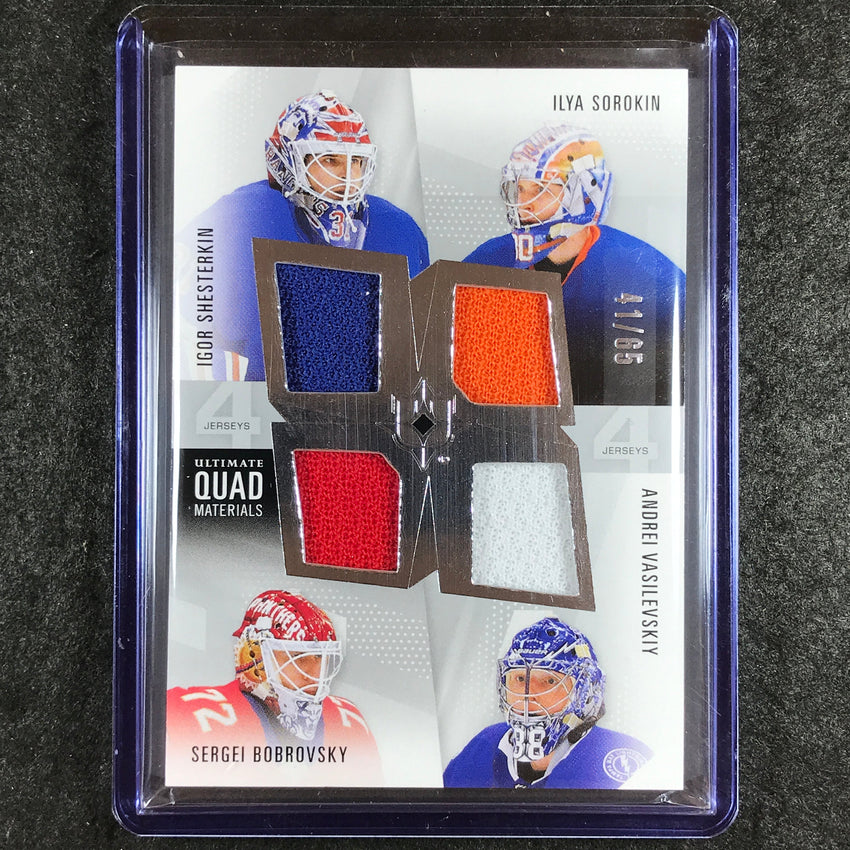 2024-25 Ultimate SHESTERKIN SOROKIN BOBROVSKY VASILEVSKIY Quad Jersey 41/65
