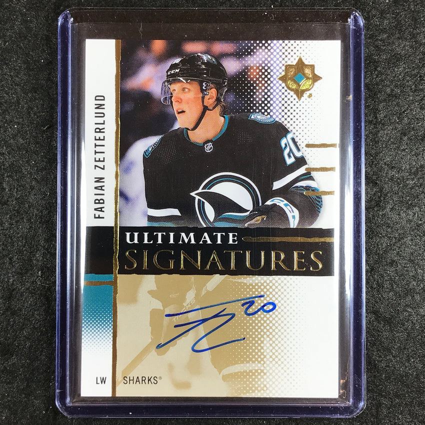 2024-25 Ultimate Hockey FABIAN ZETTERLUND Ultimate Signatures Auto #FZ