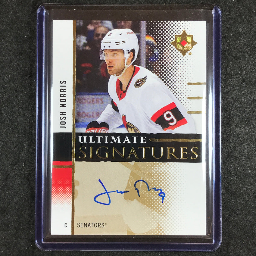 2024-25 Ultimate Hockey JOSH NORRIS Ultimate Signatures Auto #JN