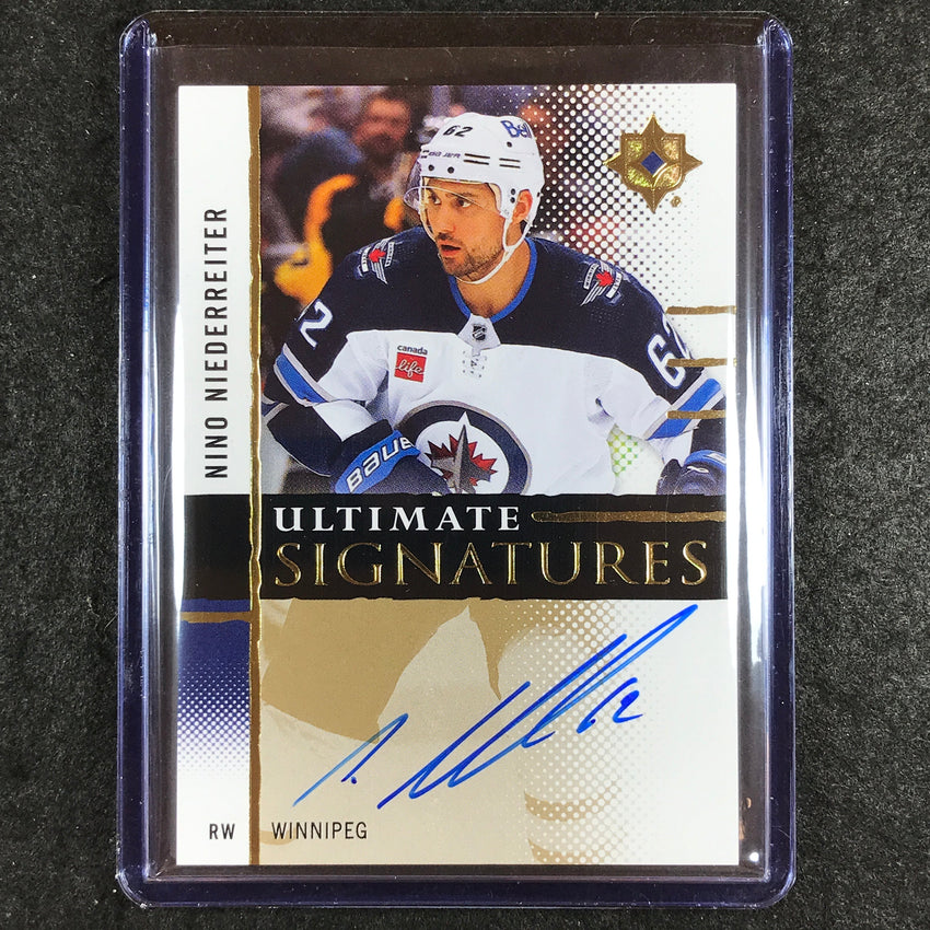 2024-25 Ultimate Hockey NINO NIEDERREITER Ultimate Signatures Auto #NN