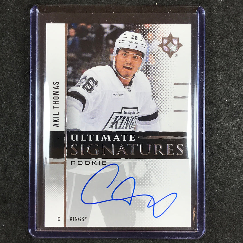 2024-25 Ultimate Hockey AKIL THOMAS Ultimate Rookie Signatures Auto #URS-AT