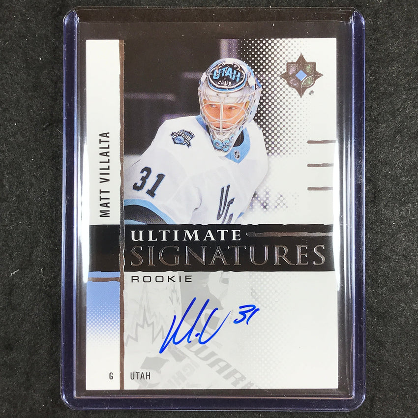 2024-25 Ultimate Hockey MATT VILLALTA Ultimate Rookie Signatures Auto #URS-MV