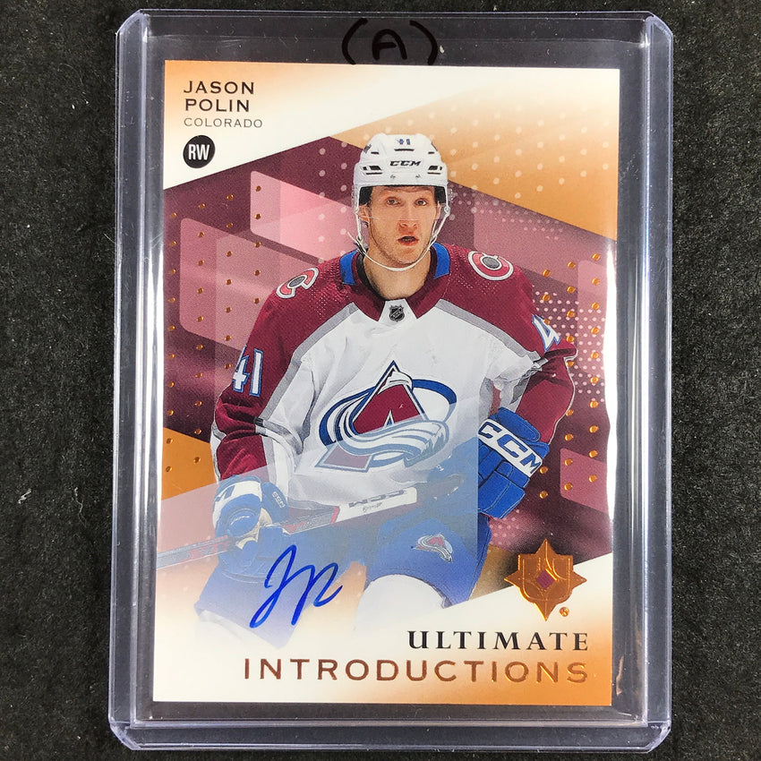 2024-25 Ultimate Hockey JASON POLIN Ultimate Introductions Rookie Auto #JP (A)
