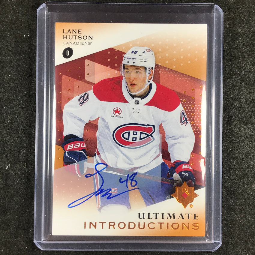 2024-25 Ultimate Hockey LANE HUTSON Ultimate Introductions Rookie Auto #UI-LH