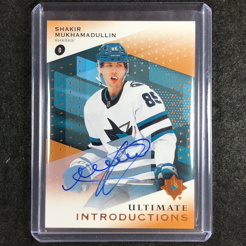 2024-25 Ultimate Hockey SHAKIR MUKHAMADULLIN Introductions Rookie Auto #UI-MU