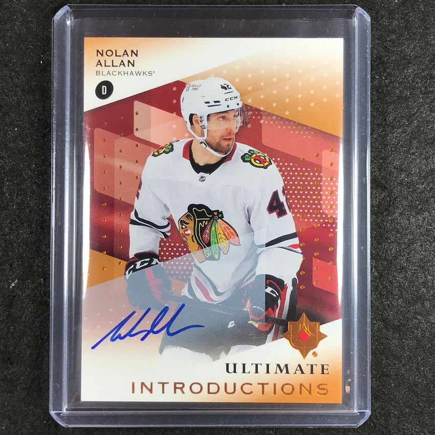 2024-25 Ultimate Hockey NOLAN ALLAN Ultimate Introductions Rookie Auto #UI-NA