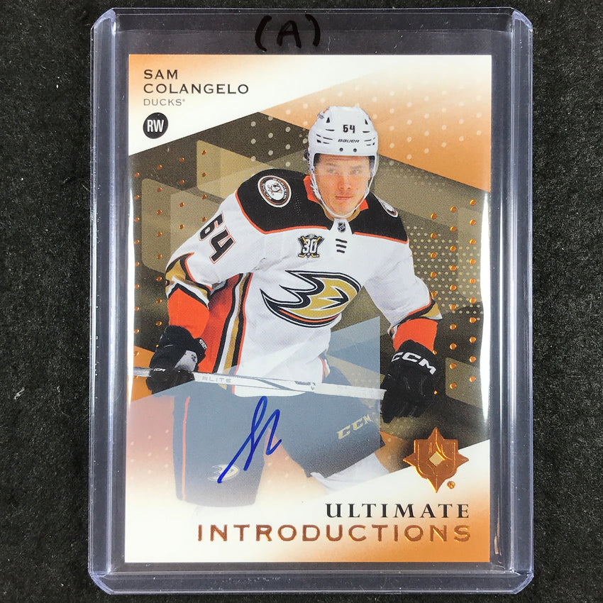 2024-25 Ultimate Hockey SAM COLANGELO Ultimate Introductions Rookie Auto #SC (A)