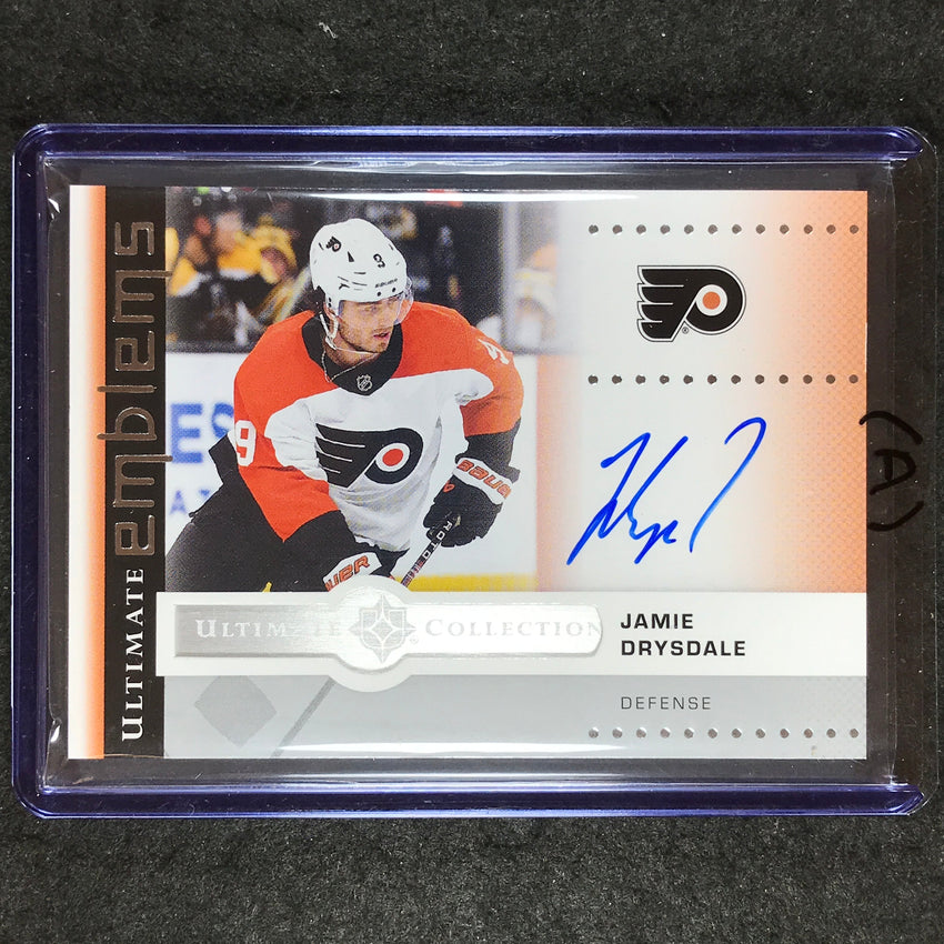 2024-25 Ultimate Hockey JAMIE DRYSDALE Ultimate Emblems Auto #UE-JD (A)