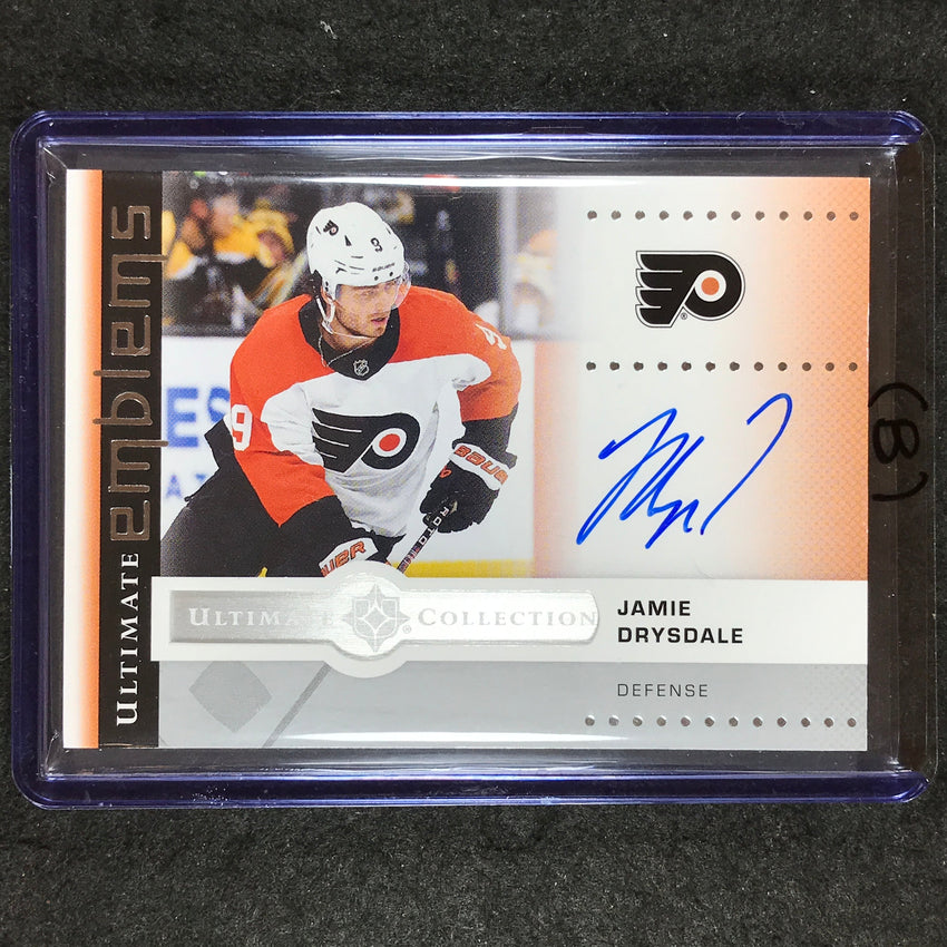 2024-25 Ultimate Hockey JAMIE DRYSDALE Ultimate Emblems Auto #UE-JD (B)