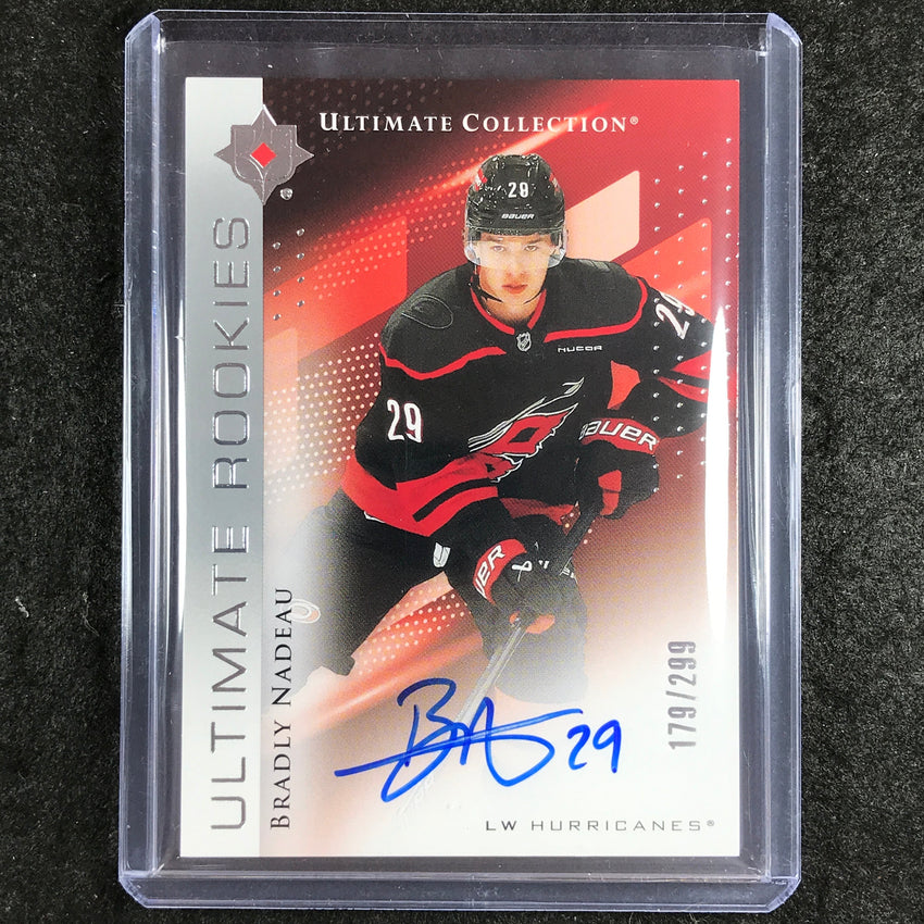 2024-25 Ultimate Hockey BRADLY NADEAU Base Rookie Auto 179/299 #143