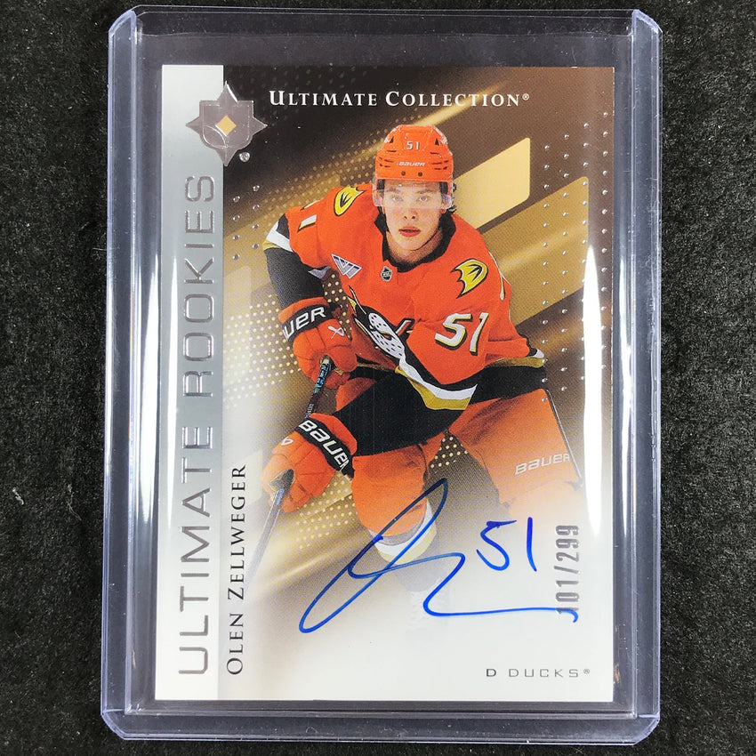 2024-25 Ultimate Hockey OLEN ZELLWEGER Base Rookie Auto 101/299 #149