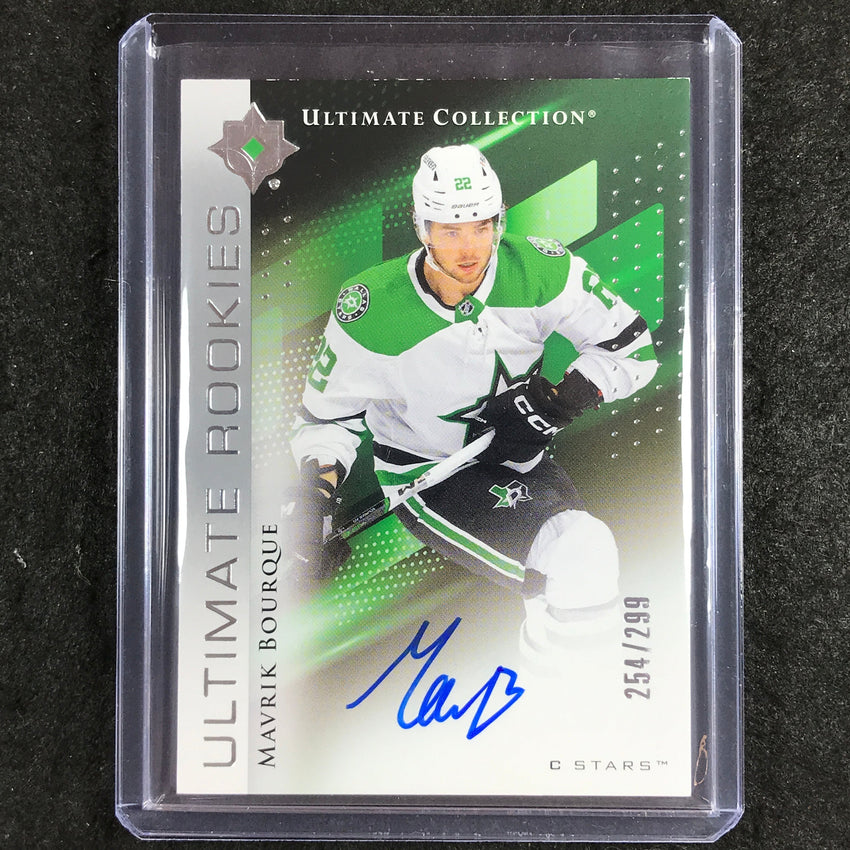 2024-25 Ultimate Hockey MAVRIK BOURQUE Base Rookie Auto 254/299 #150