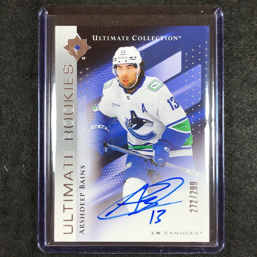 2024-25 Ultimate Hockey ARSHDEEP BAINS Base Rookie Auto 272/299 #162