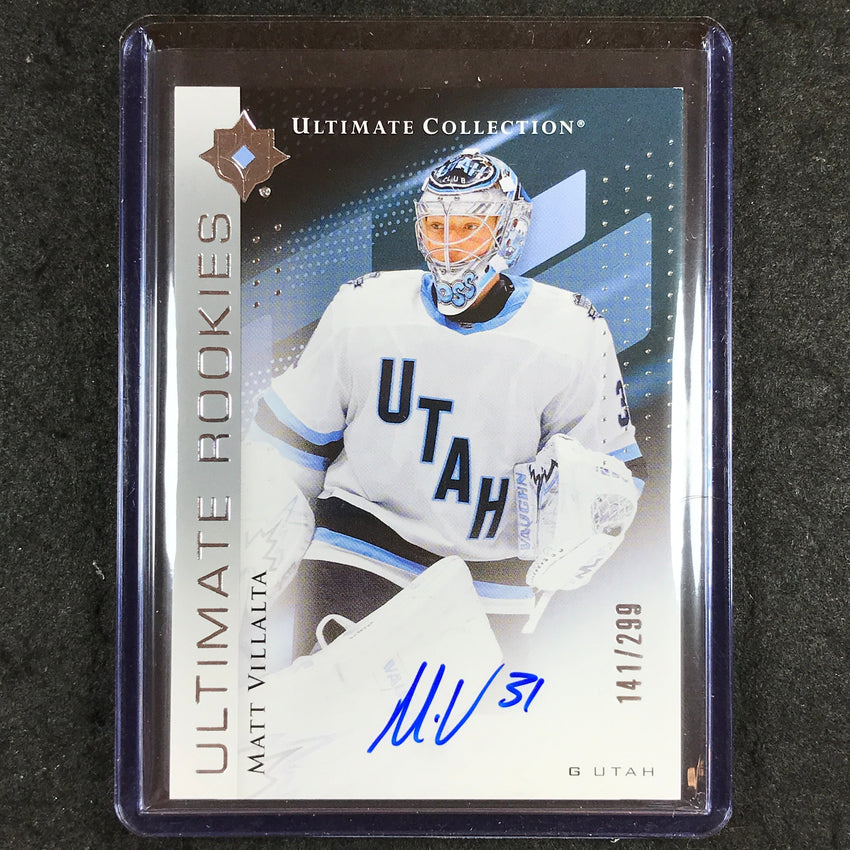 2024-25 Ultimate Hockey MATT VILLALTA Base Rookie Auto 141/299 #167