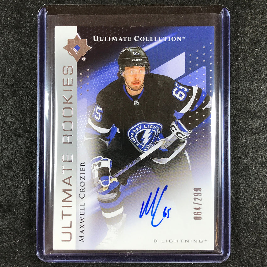 2024-25 Ultimate Hockey MAXWELL CROZIER Base Rookie Auto 64/299 #174