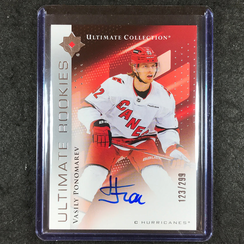 2024-25 Ultimate Hockey VASILY PONOMAREV Base Rookie Auto 123/299 #183