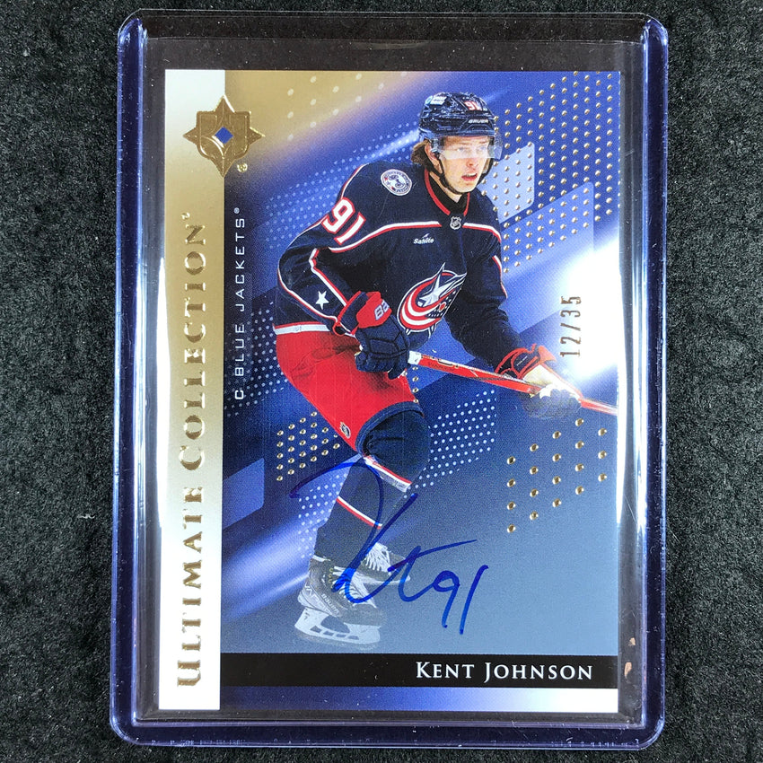 2024-25 Ultimate Hockey KENT JOHNSON Base Auto Gold 12/35 #24
