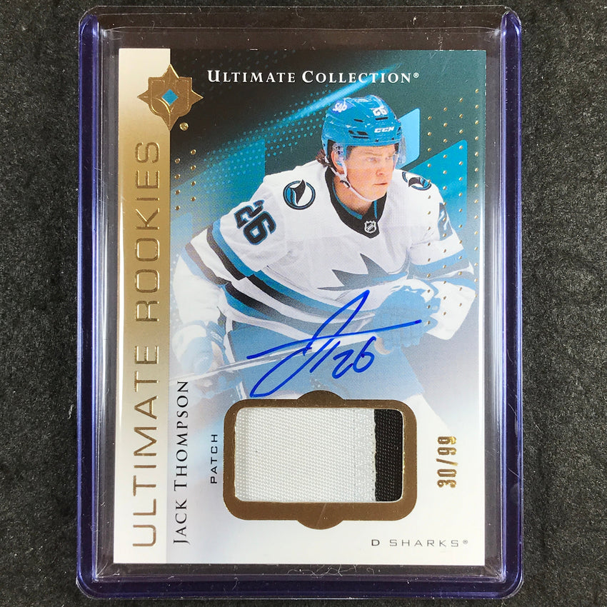 2024-25 Ultimate Hockey JACK THOMPSON Base Rookie Patch Auto 30/99 #188