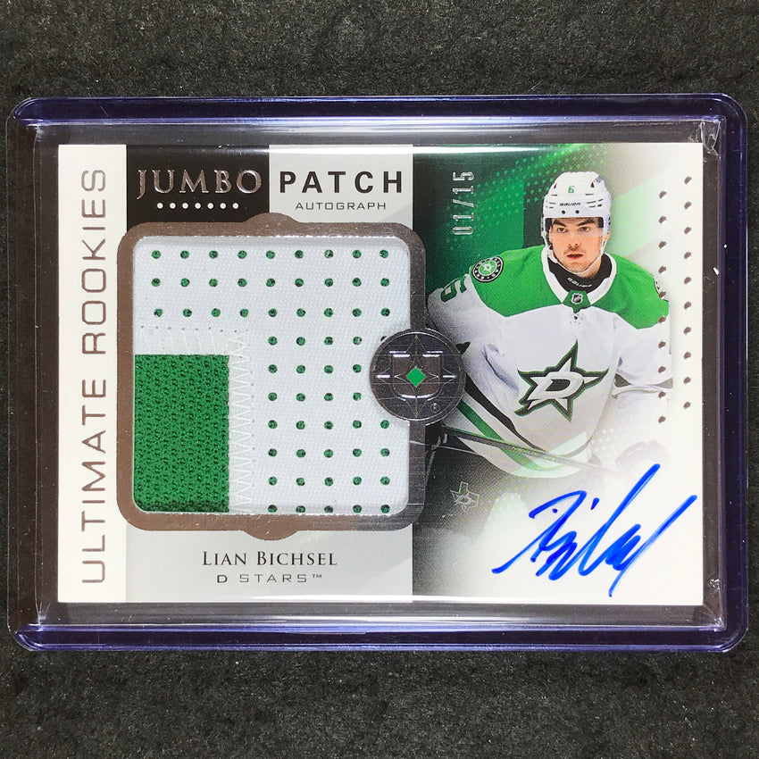 2024-25 Ultimate Hockey LIAN BICHSEL Rookies Jumbo Patch Auto 1/15