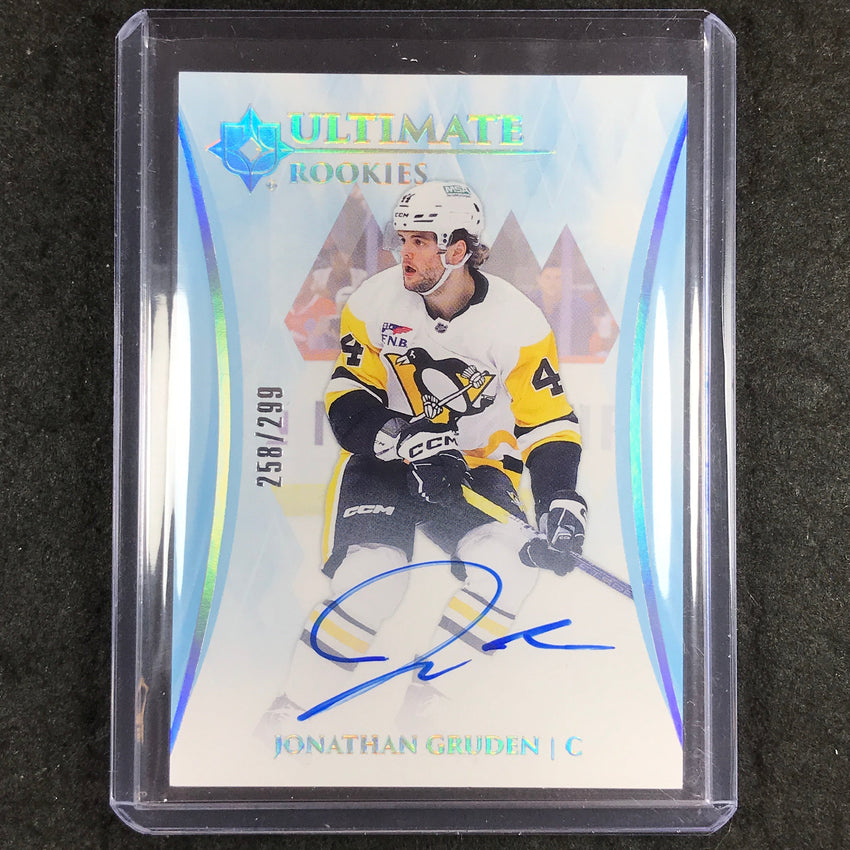 2024-25 Ultimate Hockey JONATHAN GRUDEN Update 23-24 Rookie Auto 258/299 #164