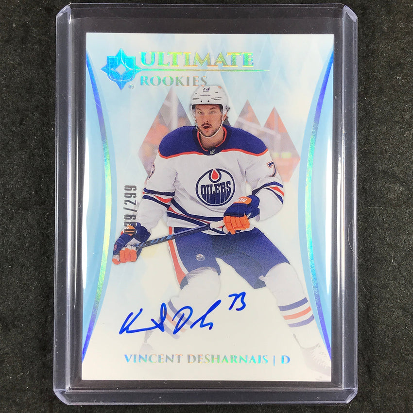 2024-25 Ultimate Hockey VINCENT DESHARNAIS Update 23-24 Rookie Auto 39/299 #178
