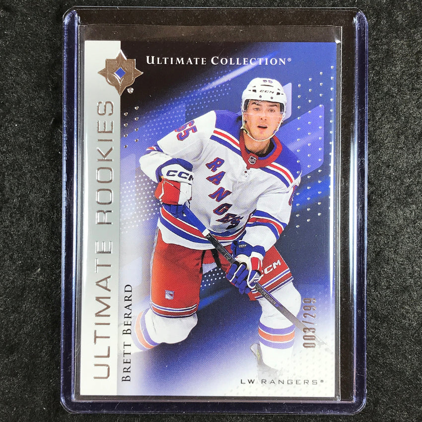 2024-25 Ultimate Hockey BRETT BERARD Base Rookies 3/299 #121
