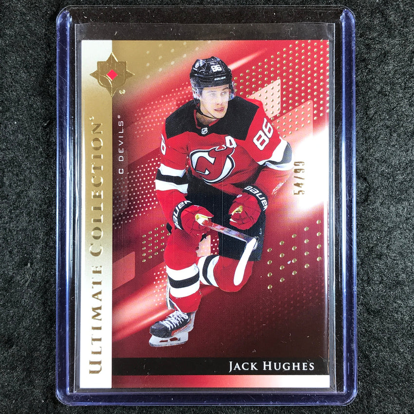 2024-25 Ultimate Hockey JACK HUGHES Base Gold 54/99 #10