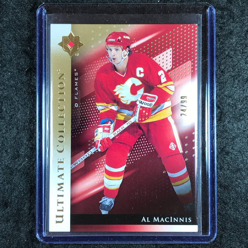 2024-25 Ultimate Hockey AL MACINNIS Base Legends Gold 24/99 #95