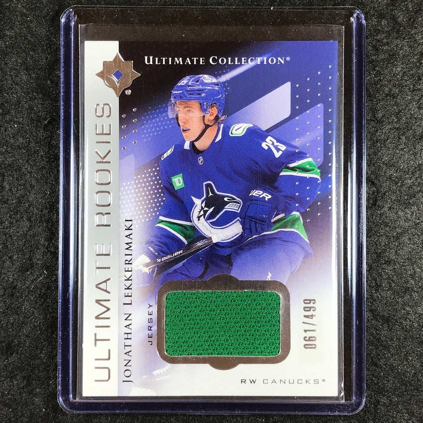 2024-25 Ultimate Hockey JONATHAN LEKKERIMAKI Base Rookies Jersey 61/499 #107
